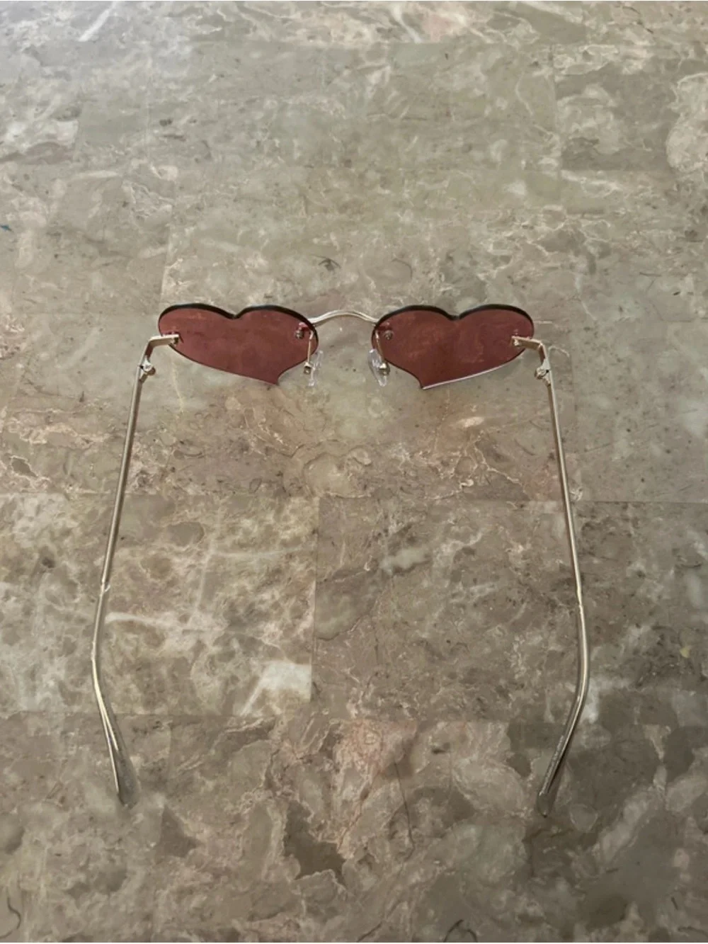 Target Pink Heart-Shaped Sunglasses